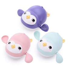 [READY STOCK] Penguin Spin Swimming Cute Bathroom Shower Toys